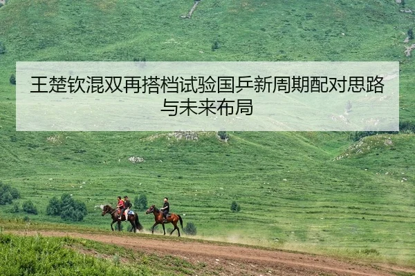 王楚钦混双再搭档试验国乒新周期配对思路与未来布局